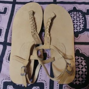 Rainbow T-strap Sandals XL